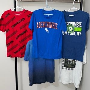 Boys Abercrombie Kids Lot of 5 Tshirts, Size 7/8